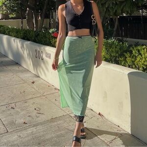 Urban outfitters Mariah layered midi skirt